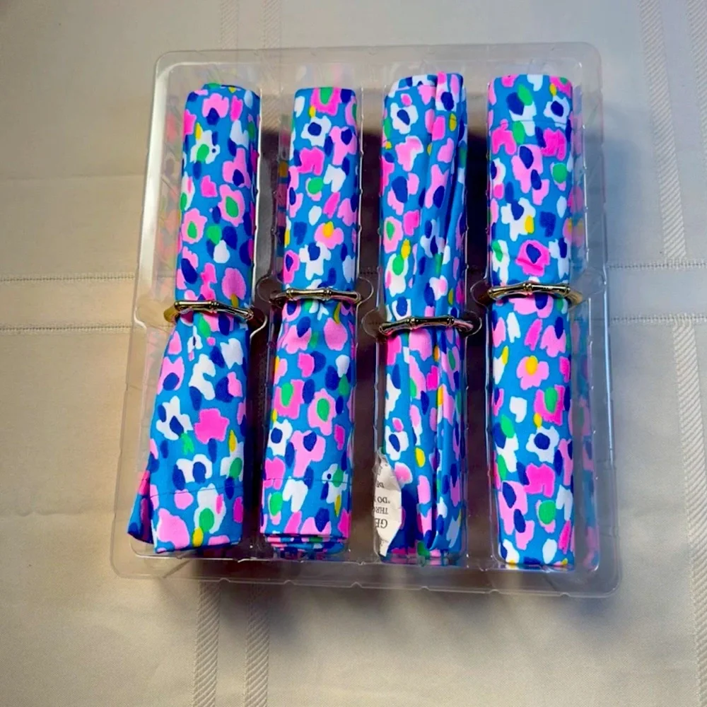 Lilly Pulitzer Multicolor Pen Set in Pink and Blue